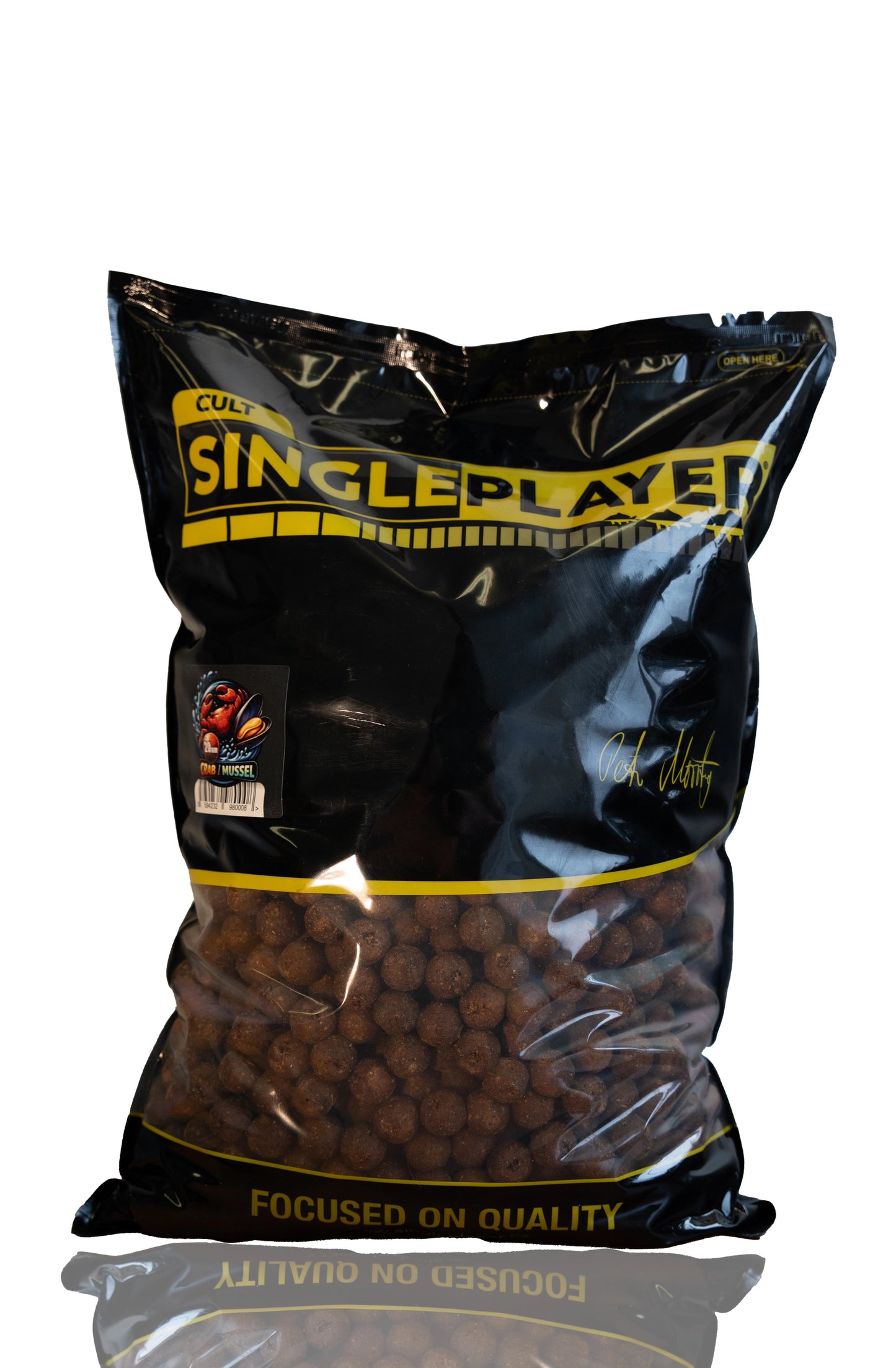 SINGLEPLAYER Krmné Boilie Crab&Mussel 20mm 10 kg