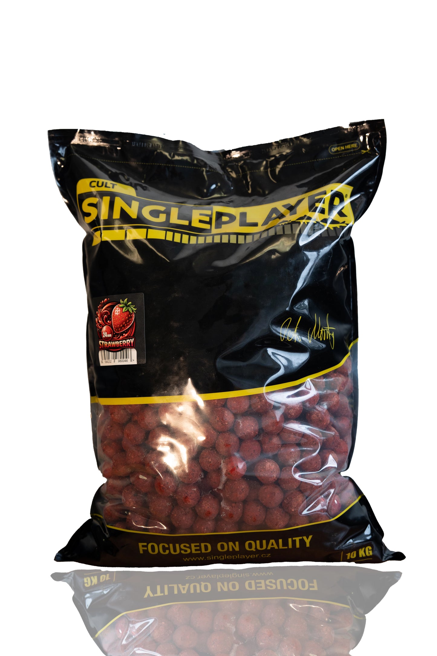 SINGLEPLAYER Krmné Boilie Strawberry 24mm 10 kg