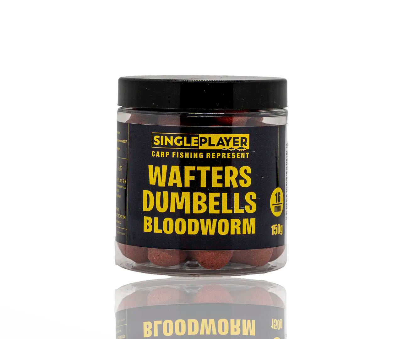 SINGLEPLAYER Wafters Dumbells Bloodworm 16mm 150g