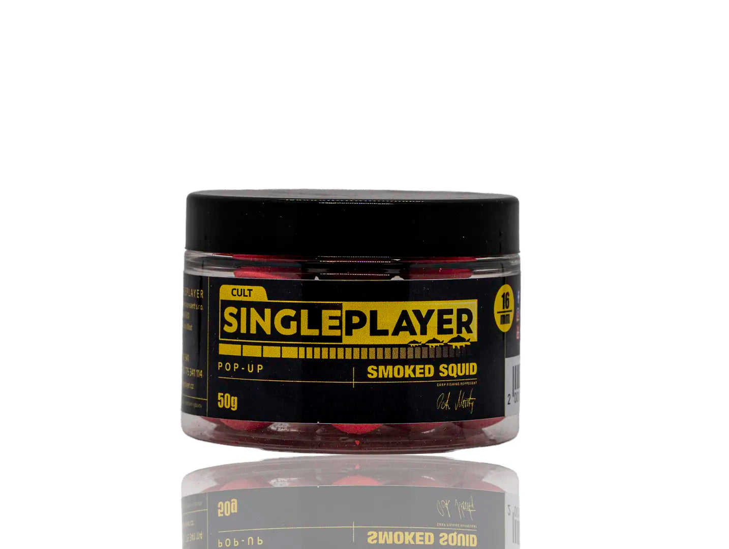 SINGLEPLAYER Pop-up boilie Smoked Squid 50g 16mm