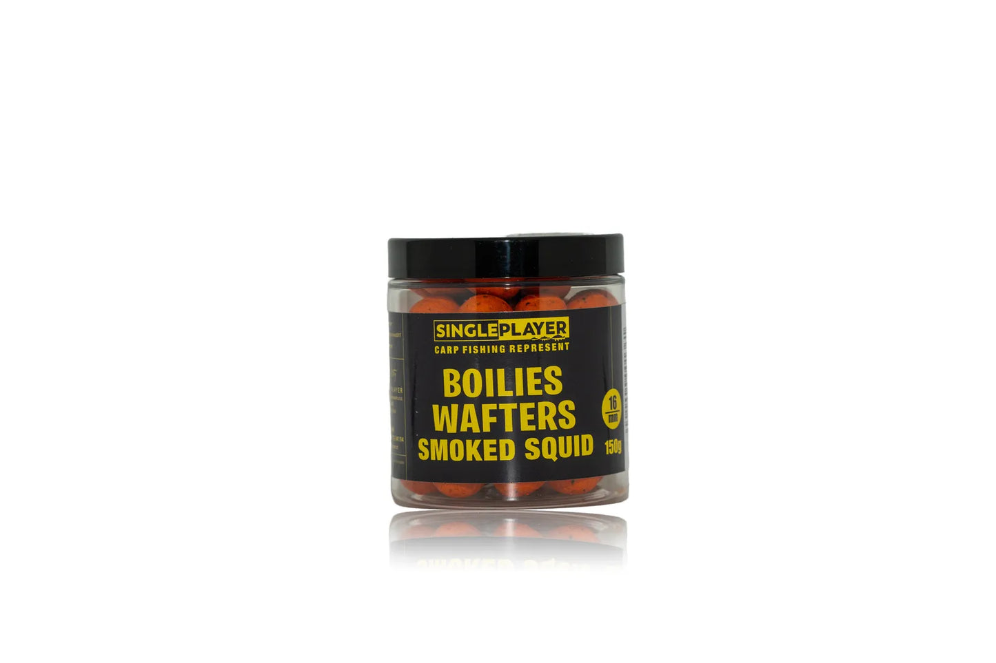 SINGLEPLAYER Boilies Wafters Smoked Squid 150g 16mm