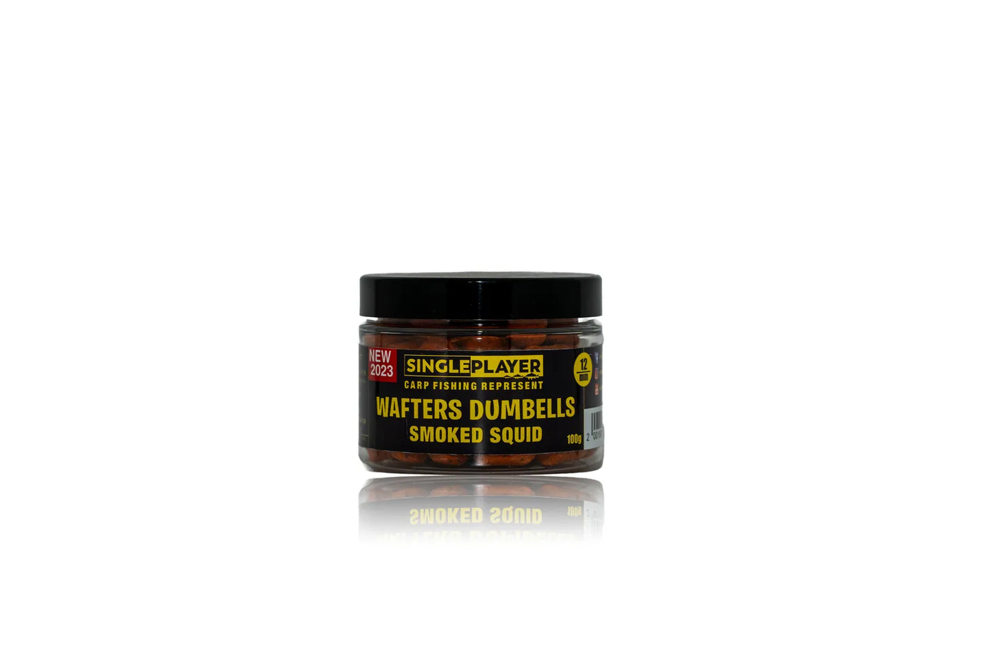 SINGLEPLAYER Wafters Dumbells Smoked Squid 100g 12 mm