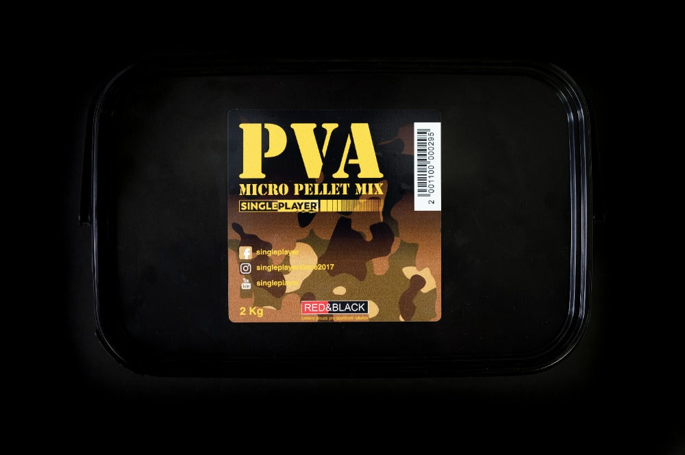 SINGLEPLAYER PVA Micro Pellet Mix "red&black" 2kg