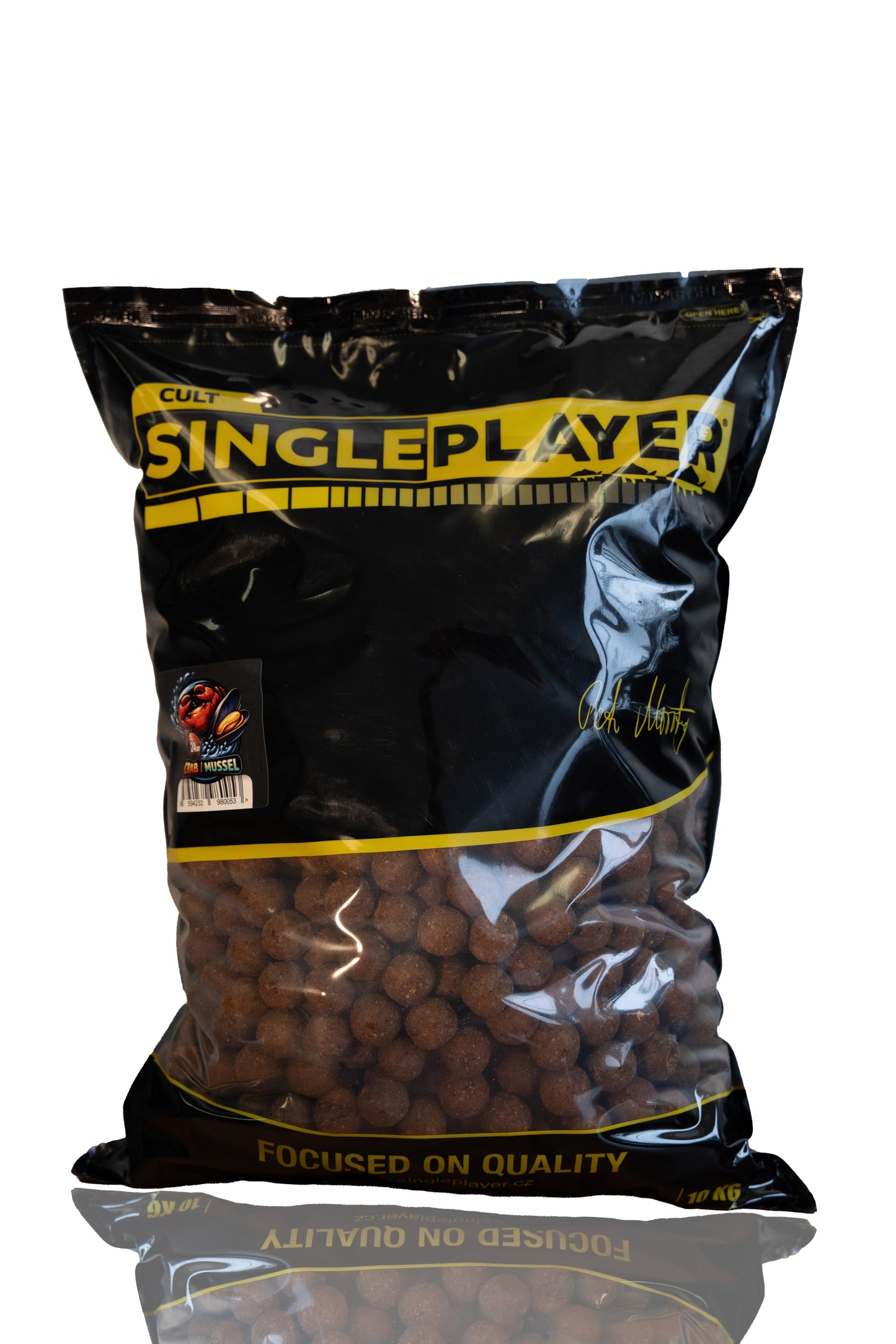 SINGLEPLAYER Krmné Boilie Crab&Mussel 24mm 10 kg