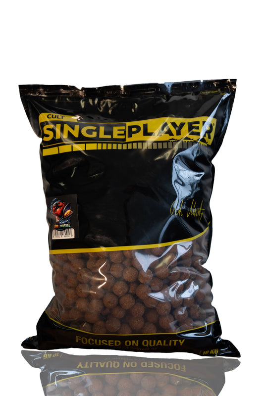 SINGLEPLAYER Krmné Boilie Crab&Mussel 24mm 10 kg
